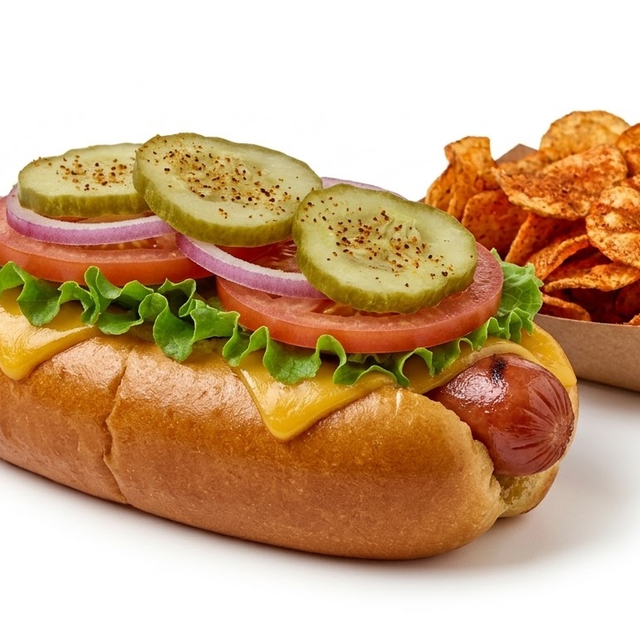 Classic Hot Dog.