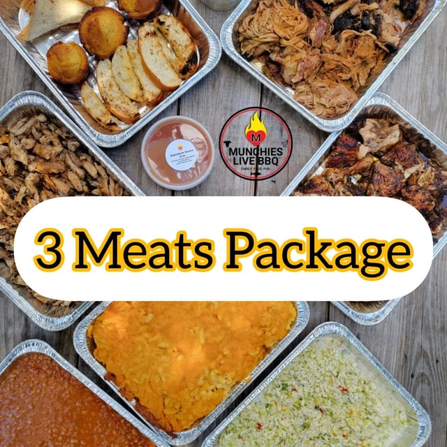 3 Meats Catering Package.